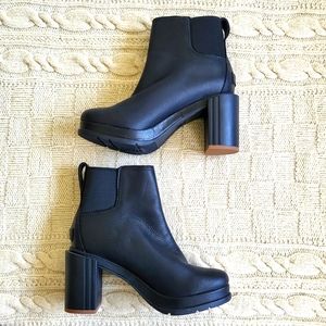 EUC SOREL Blake Waterproof Chelsea Boot size 5 Black